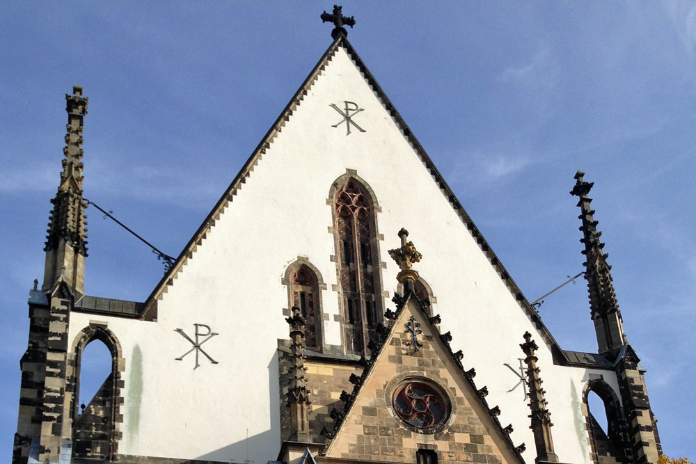 Leipzig - Giebel Thomaskirche