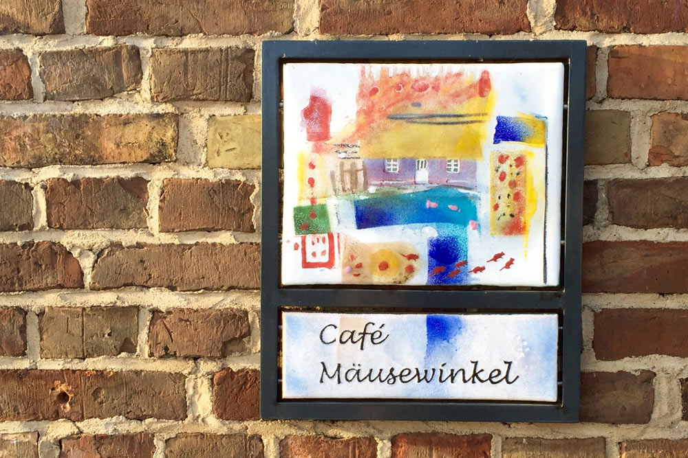 Das Café Mäusewinkel, das zum Museumshof Puddemin gehört.