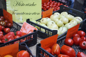 Regionale Produkte in der Gärtnerei Mestlin, Tomatenfest