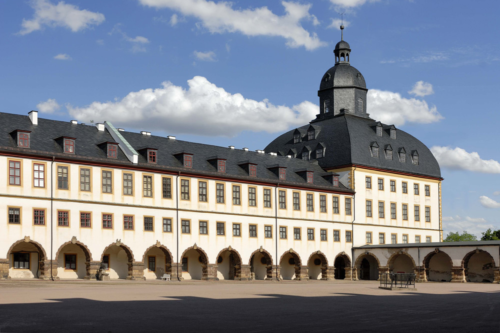 Ostflügel Schloss Friedenstein mit Forschungsbibliothek der Universität Erfurt