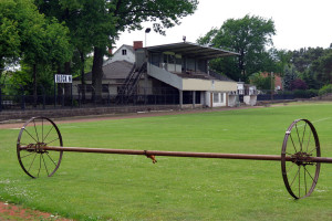 Das einstige Stadion der Hüttenwerker in Eisenhuetenstadt.