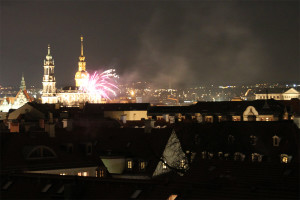 Semperoper Feuerwerk - Dresden Altstadt