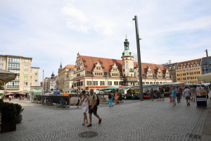 Leipzig - Wochenmarkt Augustusplatz