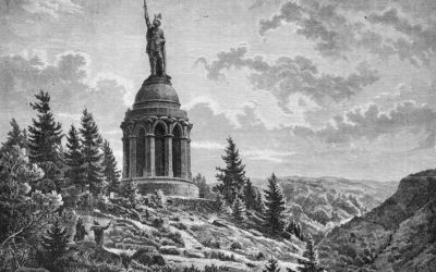 Das Hermannsdenkmal bei Detmold im Teutoburger Wald