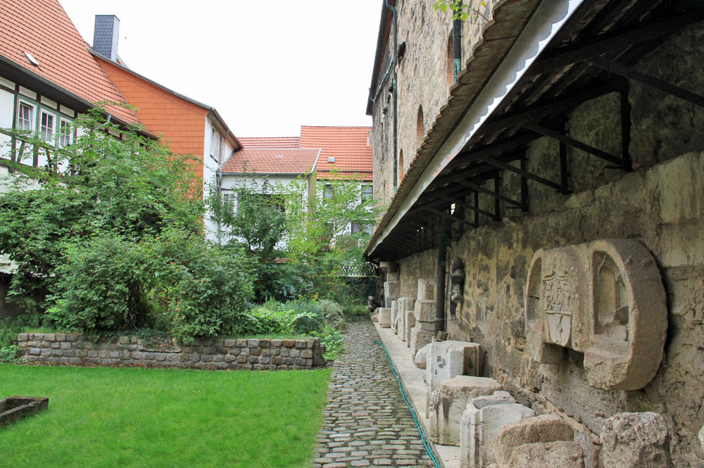 Der Klostergarten im Bauernkriegsmuseum in Mühlhausen