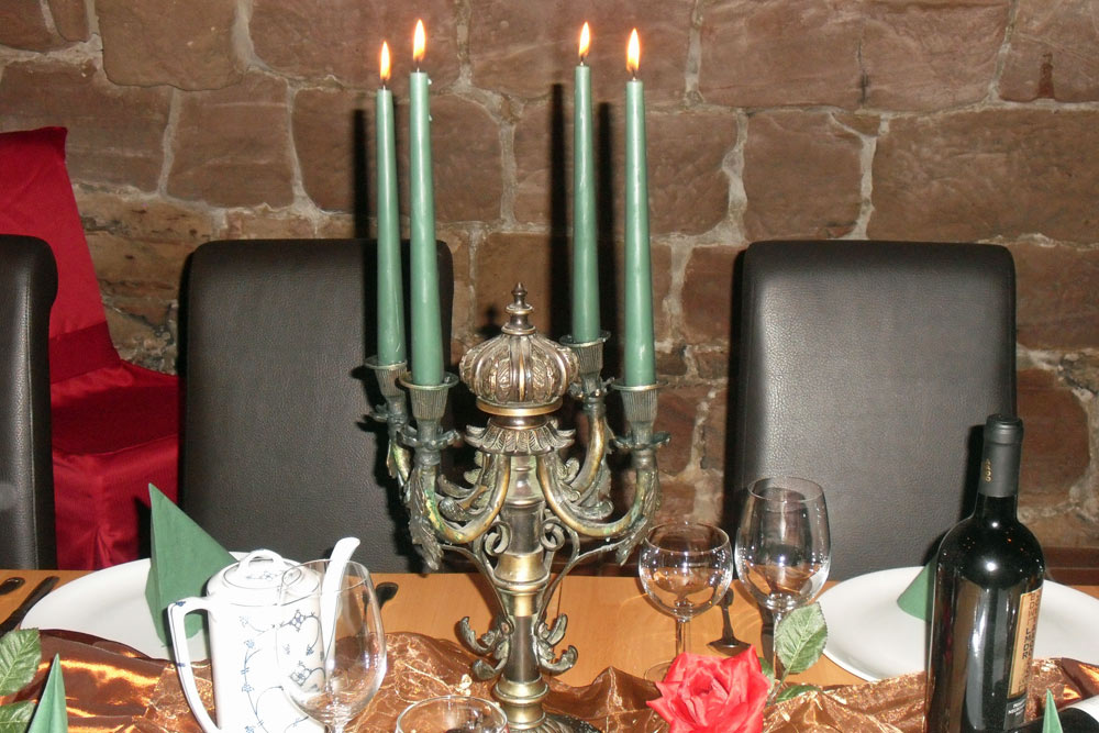 Gedeckter Tisch Gasthaus »St. Martin« Bad Heiligenstadt