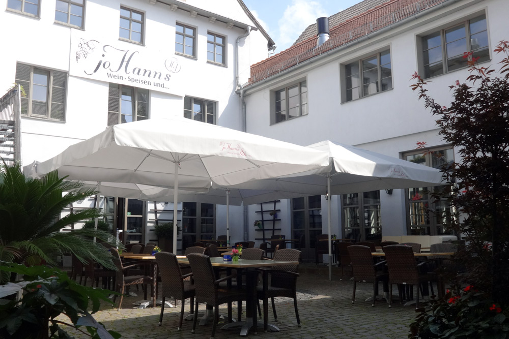 Außenbereich Restaurant JoHanns Hof Weimar