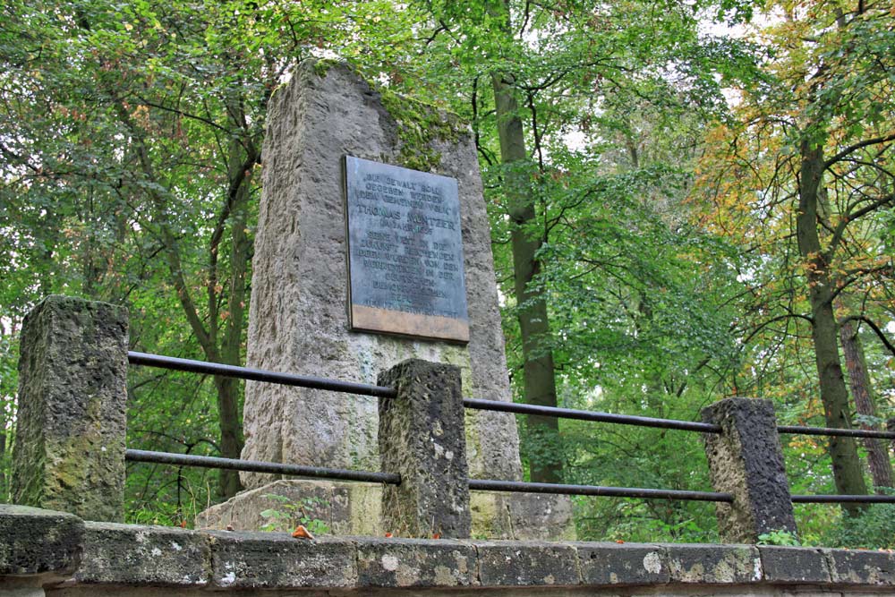 Denkmal an der Hinrichtungsstätte Thomas Müntzer in Mühlhausen