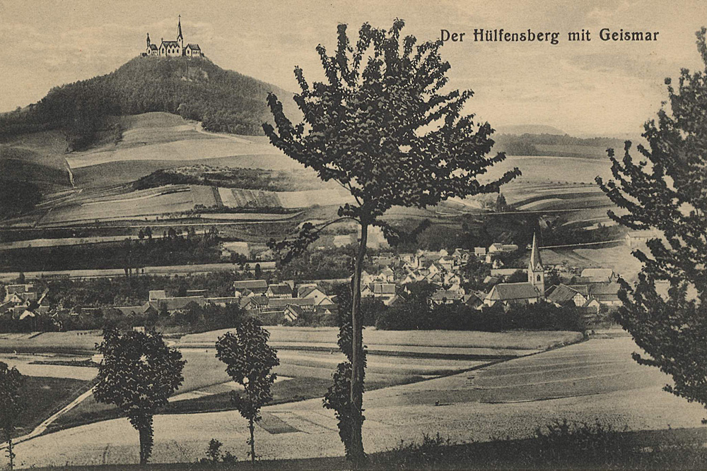 Historische Aufnahme des Hülfensberges im Eichsfeld
